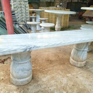 MARBLE LONG BENCH